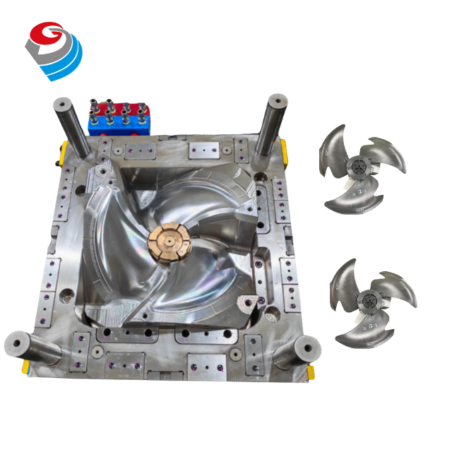 Molde de cuchilla de ventilador de flujo axial