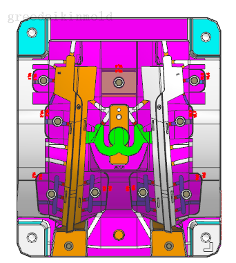 molde de inyección de lentes de coche