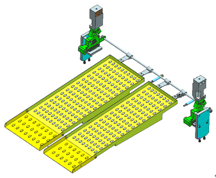 Manejo automático de chatarra para troqueles de estampación