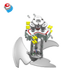 Molde de cuchilla de ventilador de flujo axial