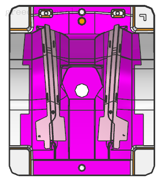 molde de inyección de lentes automotrices